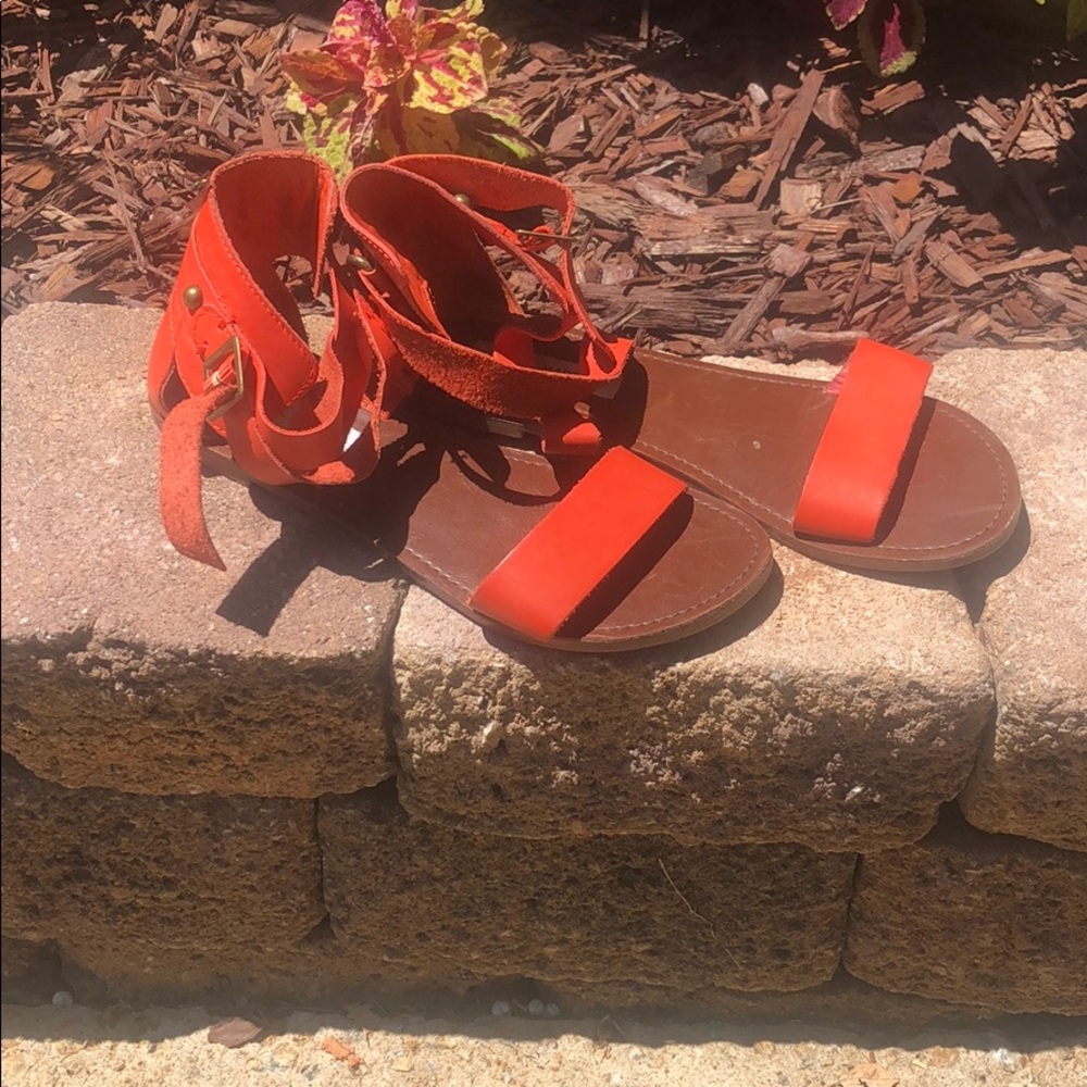 Orange Bethany Steve Madden Sandals